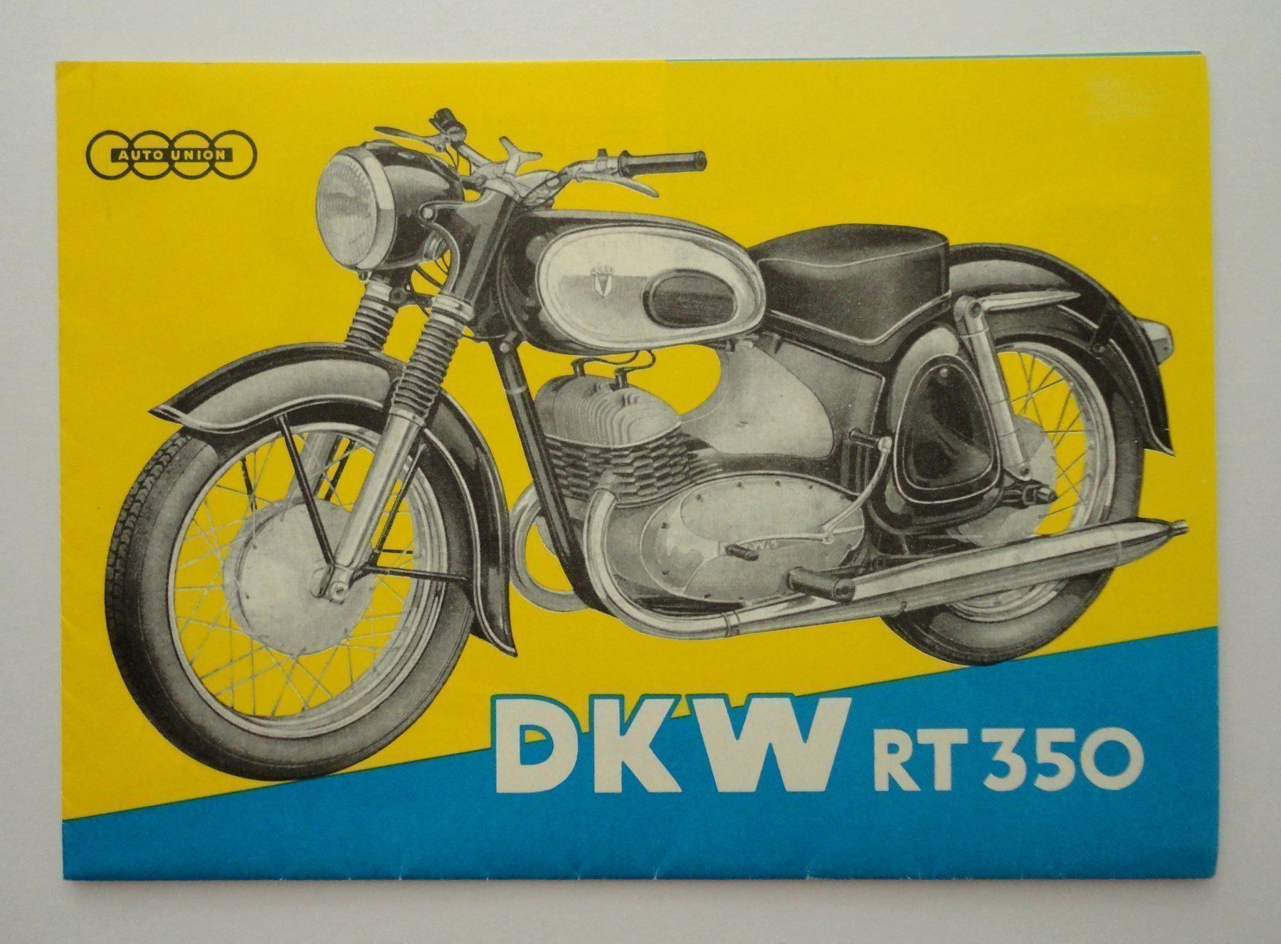 DKW Tutti i ricambio per moto: DKW RT350 Motorrad-Faltprospekt – Usato da zürich venduto da parts5060