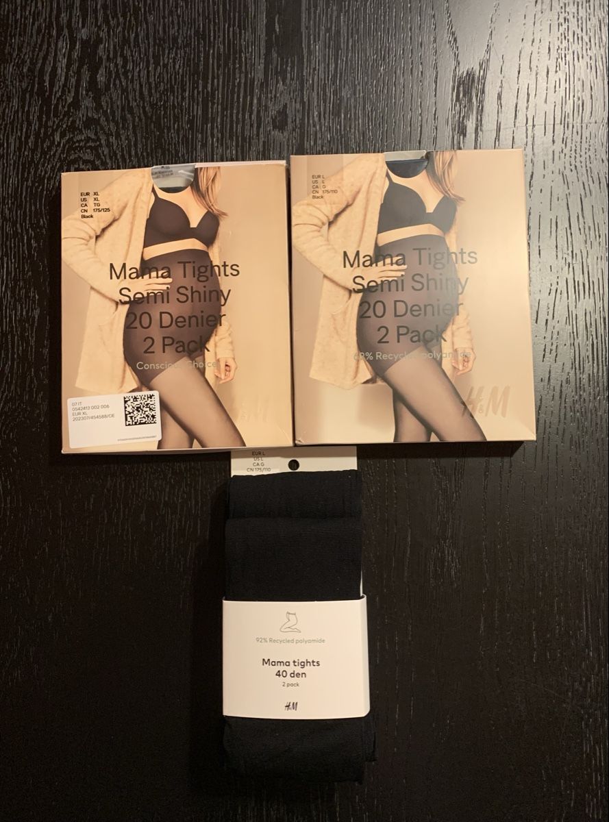 H&M Calze & Collant: H&M Mama Tights schwarz – Nuovo e nell'imballaggio originale da Klosters venduto da ari_6y9m