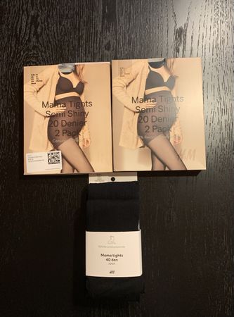 H&M Mama Tights schwarz