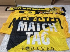 Young Boys Bern Matchday Fahne Schal Set - TOP Zustand