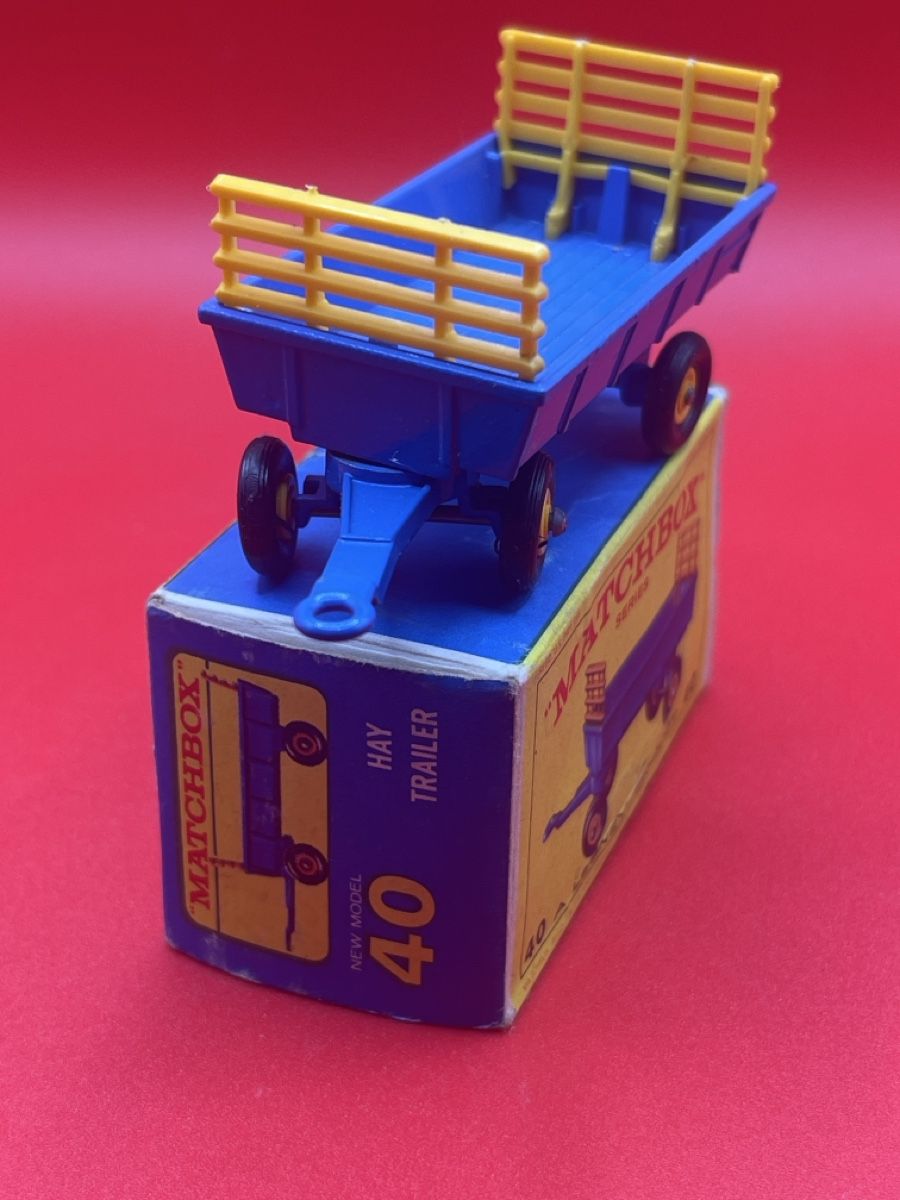 Matchbox Modellini d'auto: Matchbox Lesney Hay Trailer No 40 – Usato da Root venduto da 156500 1
