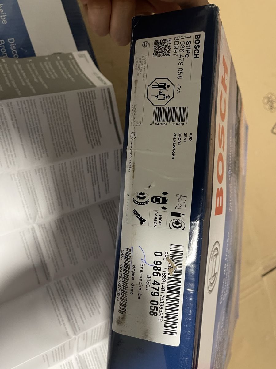 Bosch Alle Autoersatzteile: 2x Bremsscheiben BOSCH neu – Neu und originalverpackt aus Kloten von dba_w6kf 5