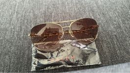 Sonnenbrille Ralph Lauren Aviator gold neuwertig