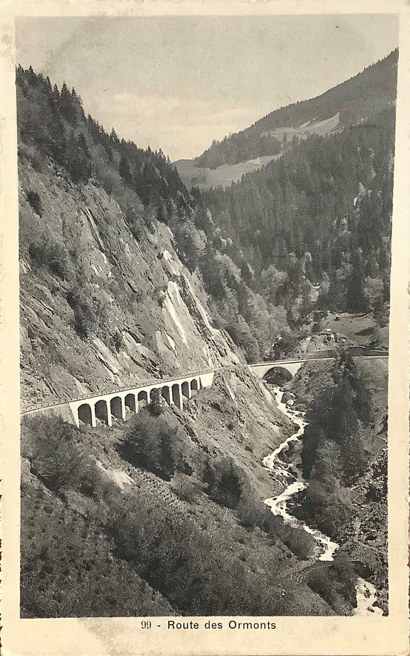 Ansichtskarten: ROUTE DES ORMONTS - Viadukt – Gebraucht aus Root von ENGLAND-TREASURES 1
