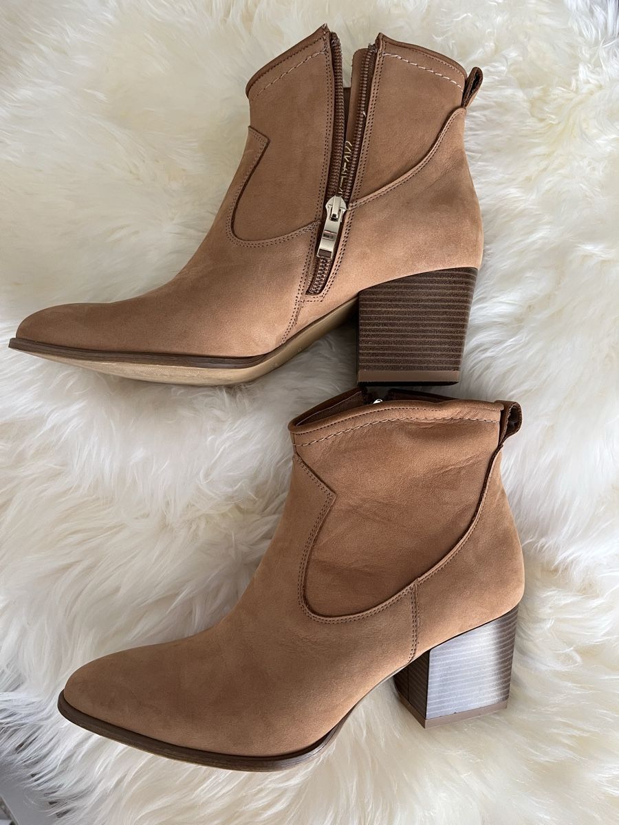 Scarpe da donna: Bottines camel à talons – Usato da Ballens venduto da Annushka26 6