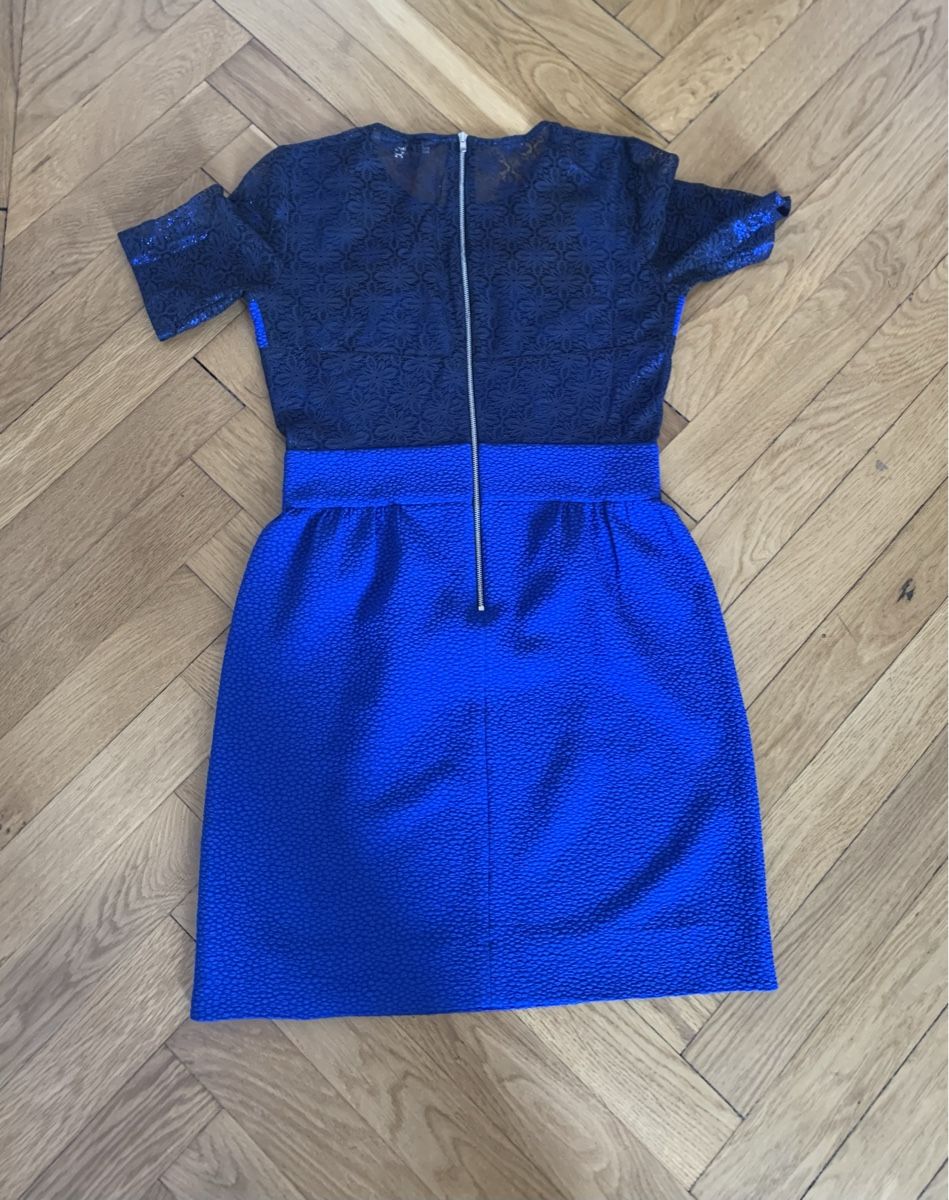 Sandro Kleider: Robe en dentelle bleu violet Sandro – Gebraucht aus Genève von rez_c6c6 1