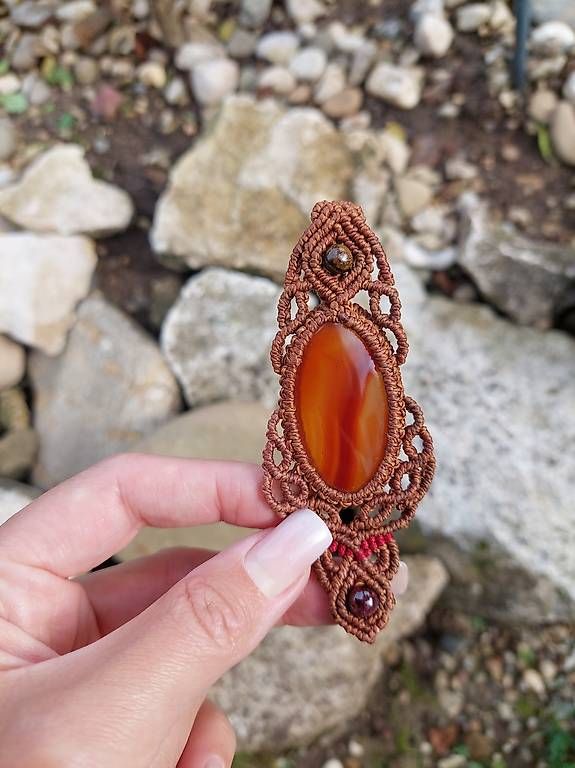 Ciondoli: Makramee Schmuck Anhänger (Set) 3 – Usato da Muttenz venduto da Isi844 4