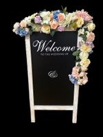 Welcome Tafel Hochzeit inkl. Blumen