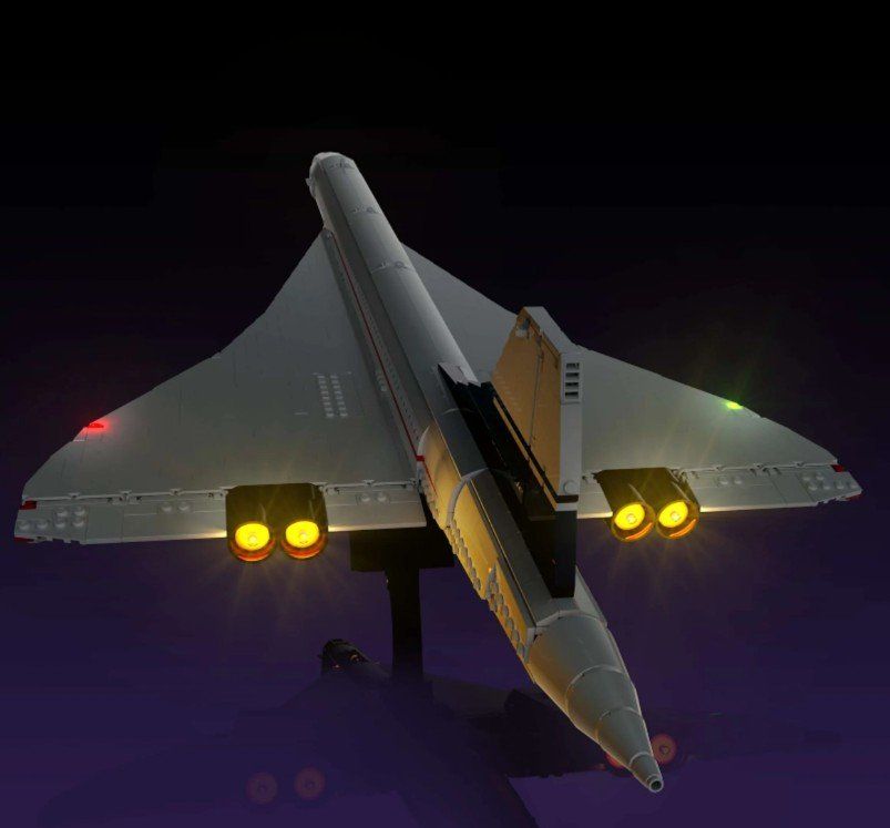 Light My Bricks LED Licht Set für LEGO Icons 10318 Concorde (Neu