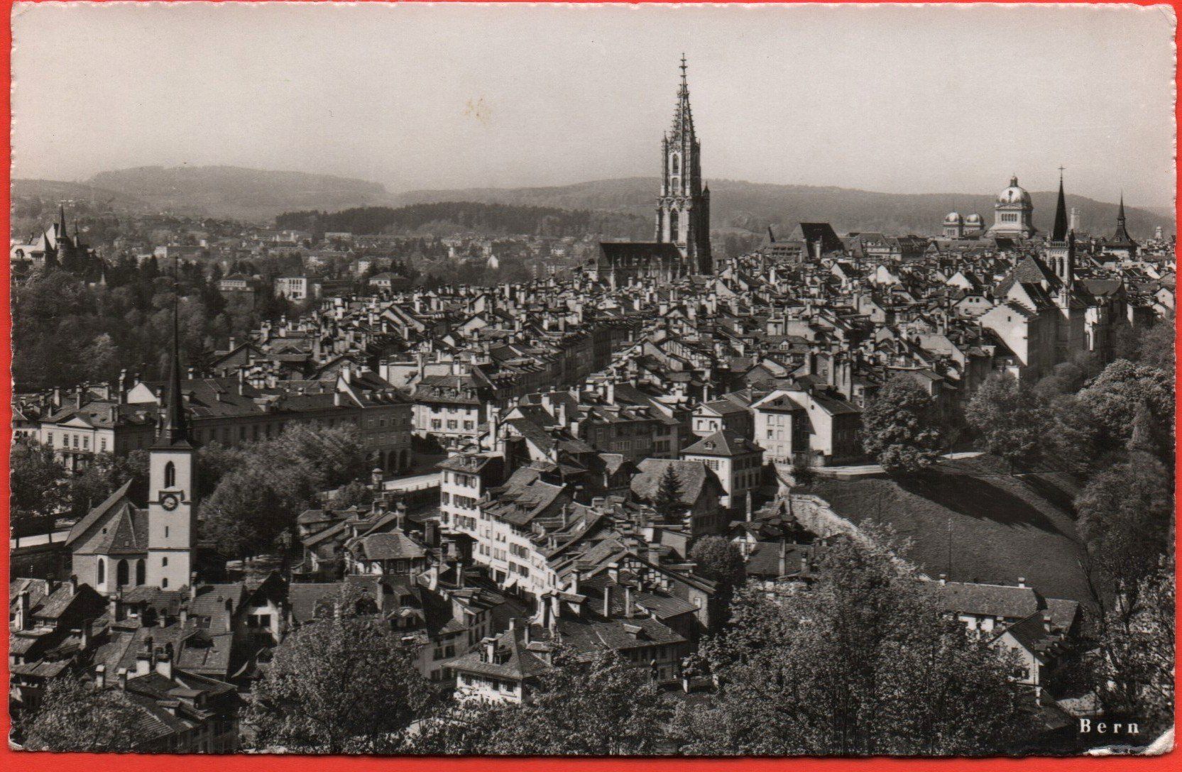 Cartoline postali: BERN gel. 1954 v. Frutigen – Usato da Jona venduto da philajona