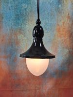 Restaurierte BAG Turgi Industrie Lampe aus den 30er Jahren
