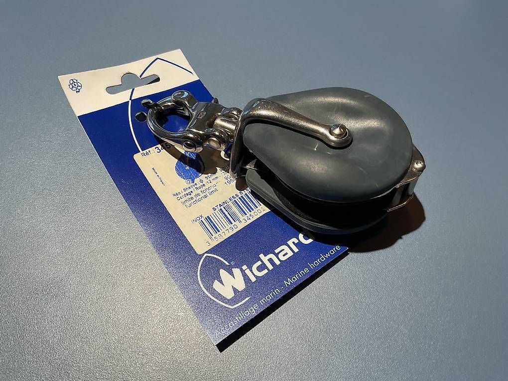 Barche: Snatch block with snap shackle - Max rope size 12 mm – Nuovo (secondo la descrizione) da Horw venduto da inf_x668