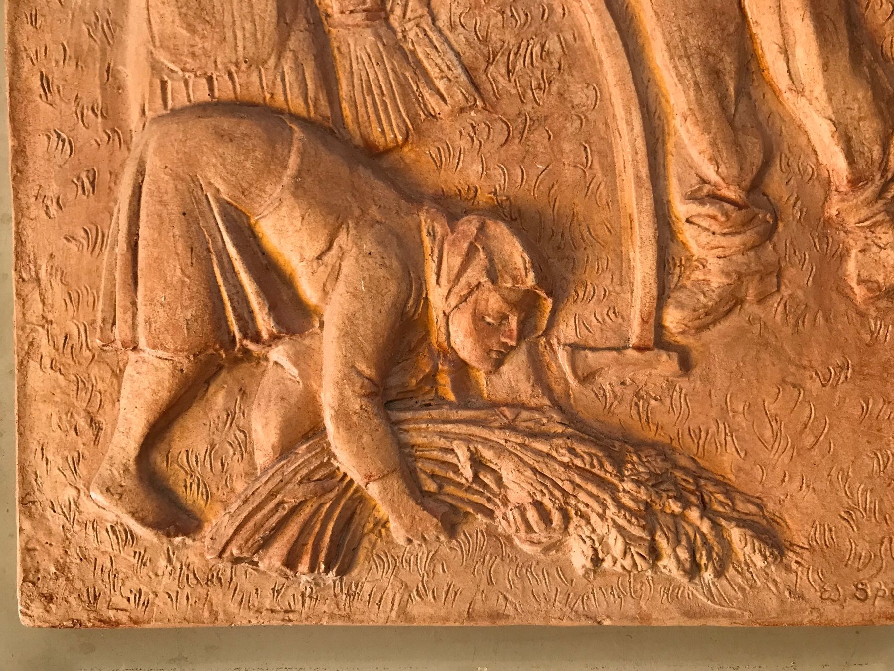 Skulpturen & Statuen: Édouard Spörri 21.1.1901-1.7.1995 Relief terracotta – Gebraucht aus Penthaz von Petrus45 3