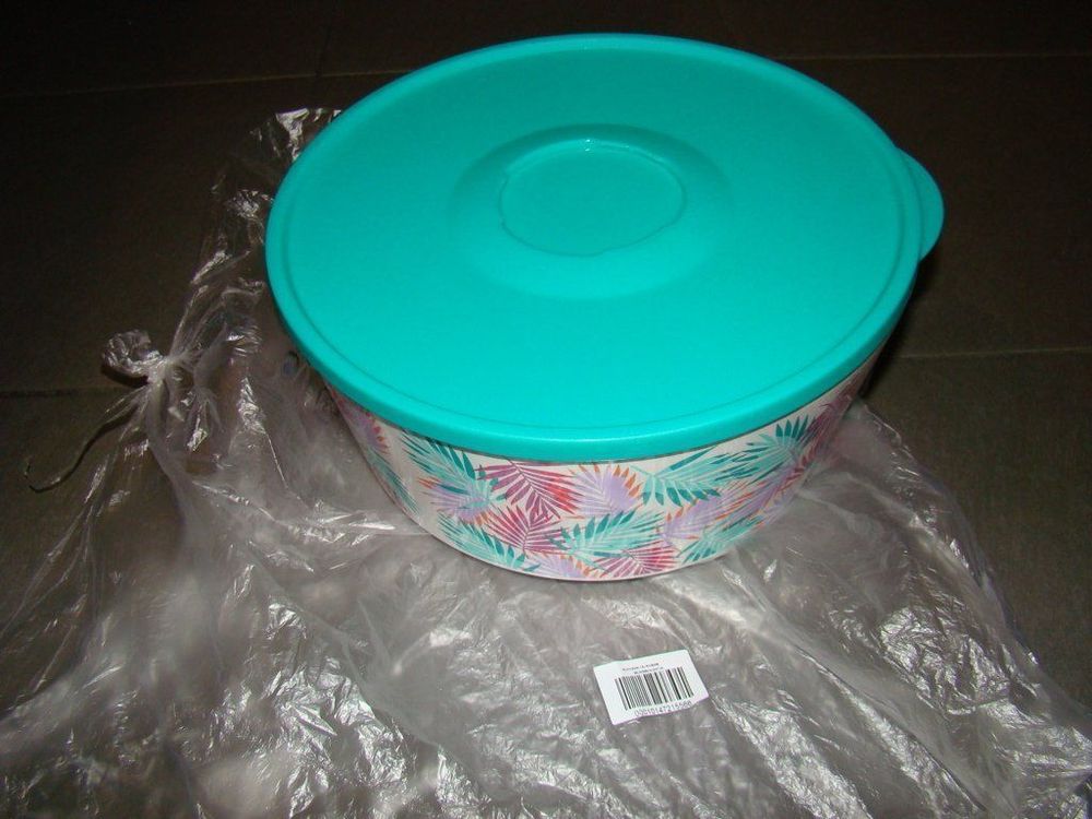 Boîte De Conservation Tupperware Cristal Ronde - 3 Litres - Occasion