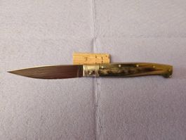 V. Mura coltello lama 9.5 cm manico in corno di muflone