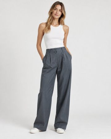 2NDDAY pantalon large anthracite gris - taille 36