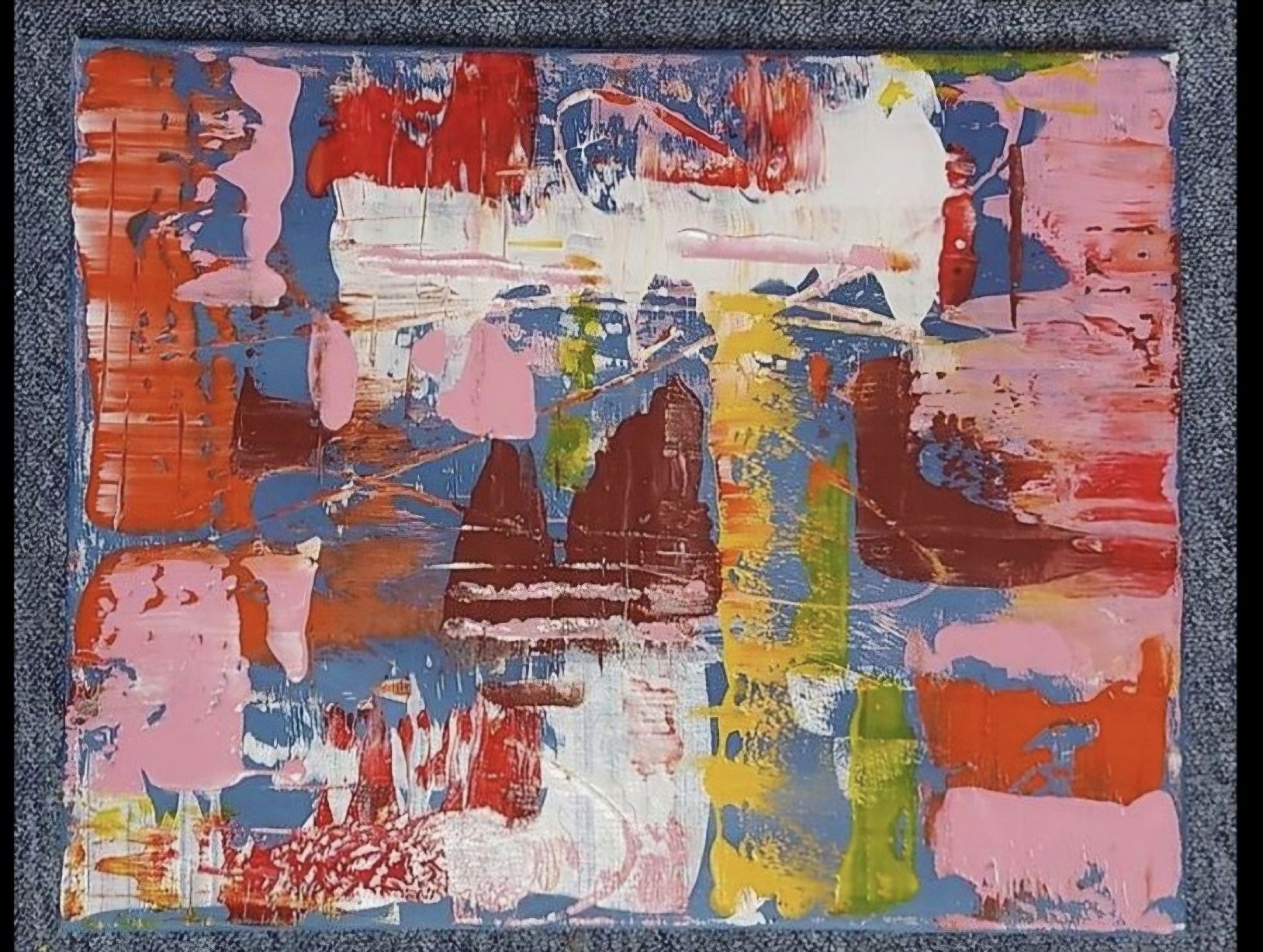 Dipinti: Gemälde Abstrakt Bunt handmade 40×50 – Nuovo (secondo la descrizione) da Riehen venduto da Steinbock1970