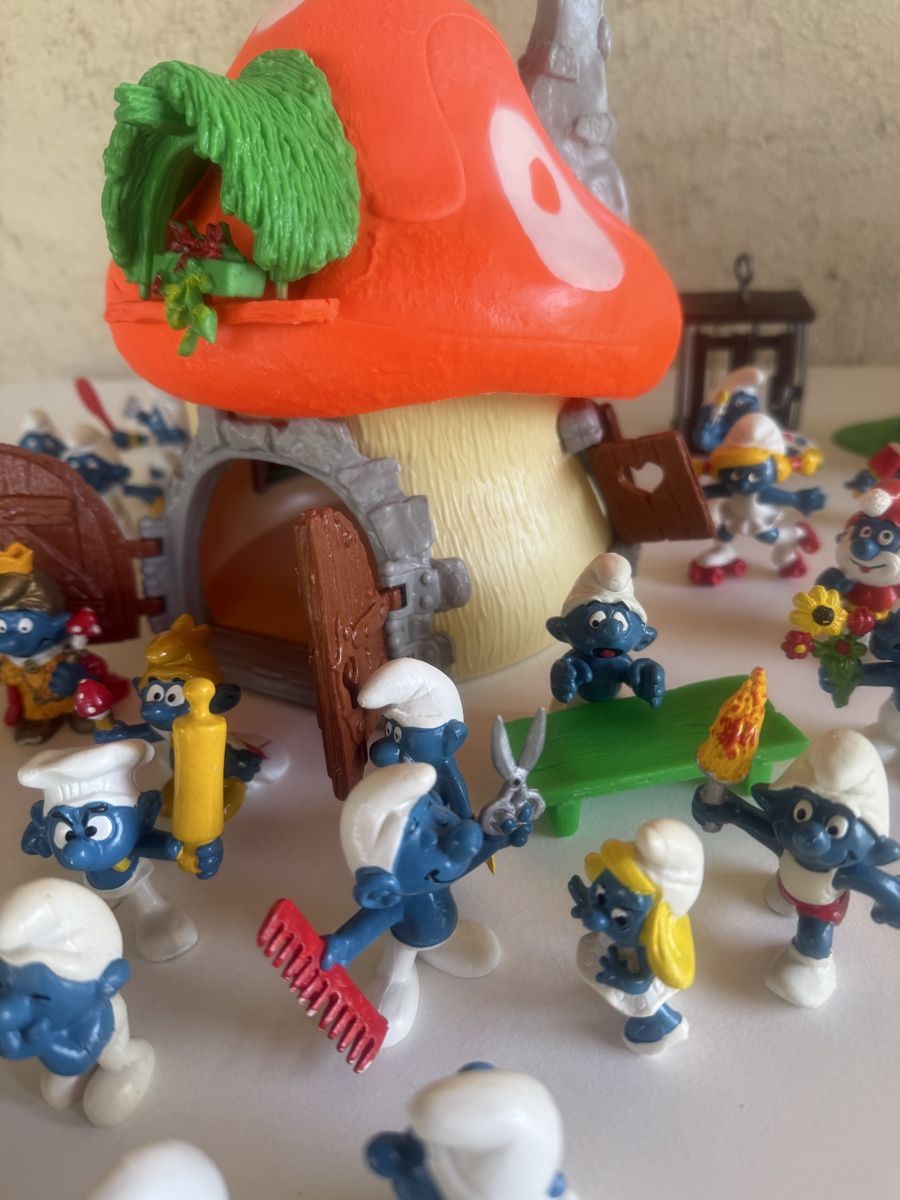 Schleich Figuren: 34 Schlümpfe  – Gebraucht aus Binningen von Binningen48
