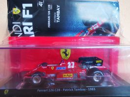 Centauria 1/24 Le Grandi Ferrari F1 126 C2B, P. Tambay 1983