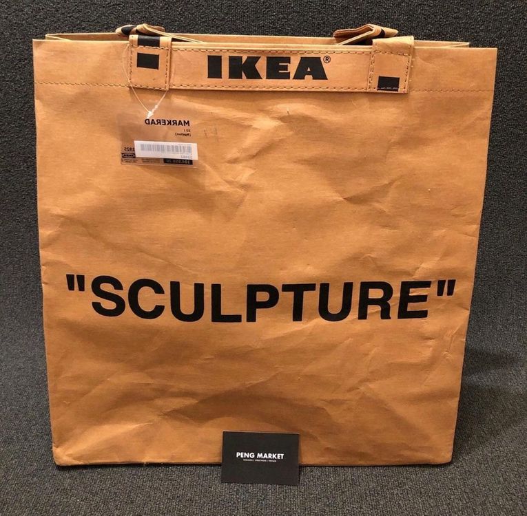 Virgil Abloh x IKEA MARKERAD Medium Bag Brown