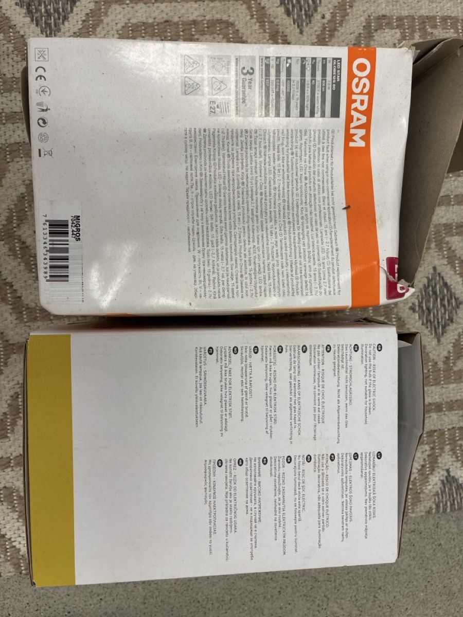 Osram Lampen: Ab 1.- 2x LED Leuchtmittel E27 diverse Marken neu – Neu (gemäss Beschreibung) aus Willisau von Miuretta 1
