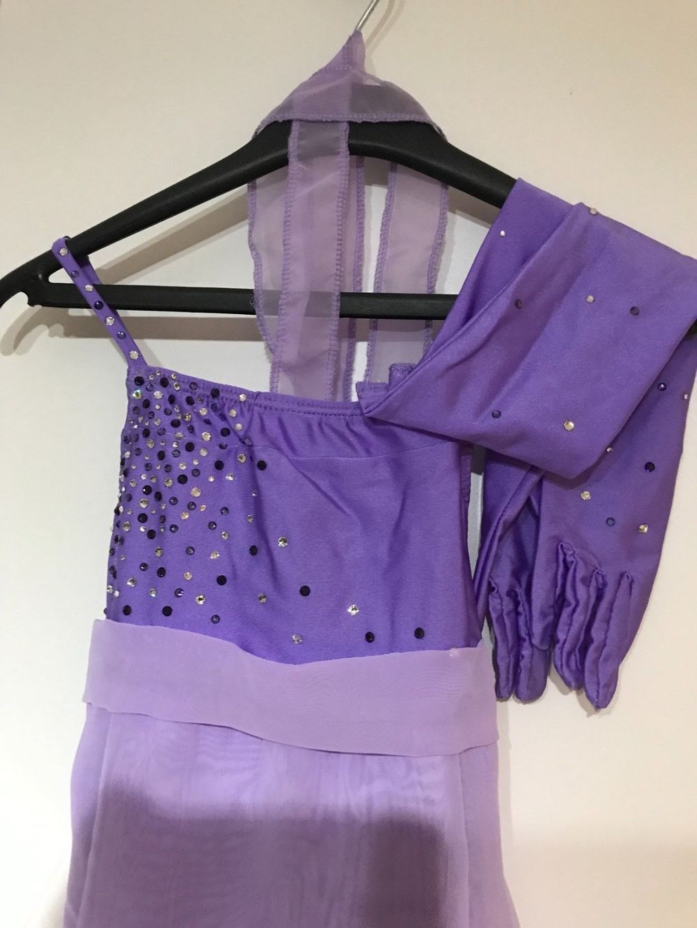 Vestiti & Gonne: Kürkleid Flieder mit Handschuhe. – Usato da Wagenhausen venduto da vintagesecondhand 1