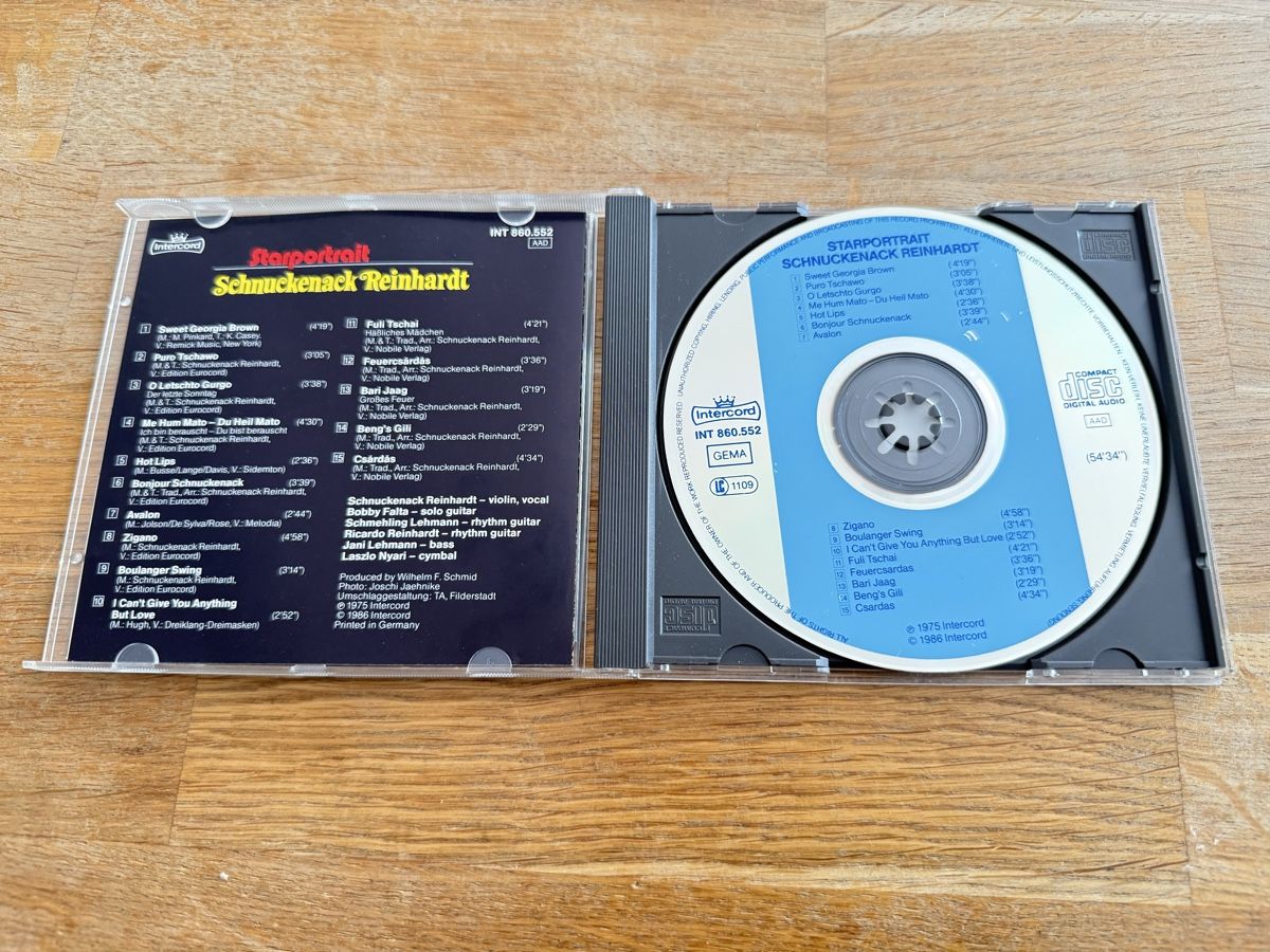 CD: CD Schnuckenack Reinhardt Starportrait – Usato da Goldach venduto da Messerguru 2