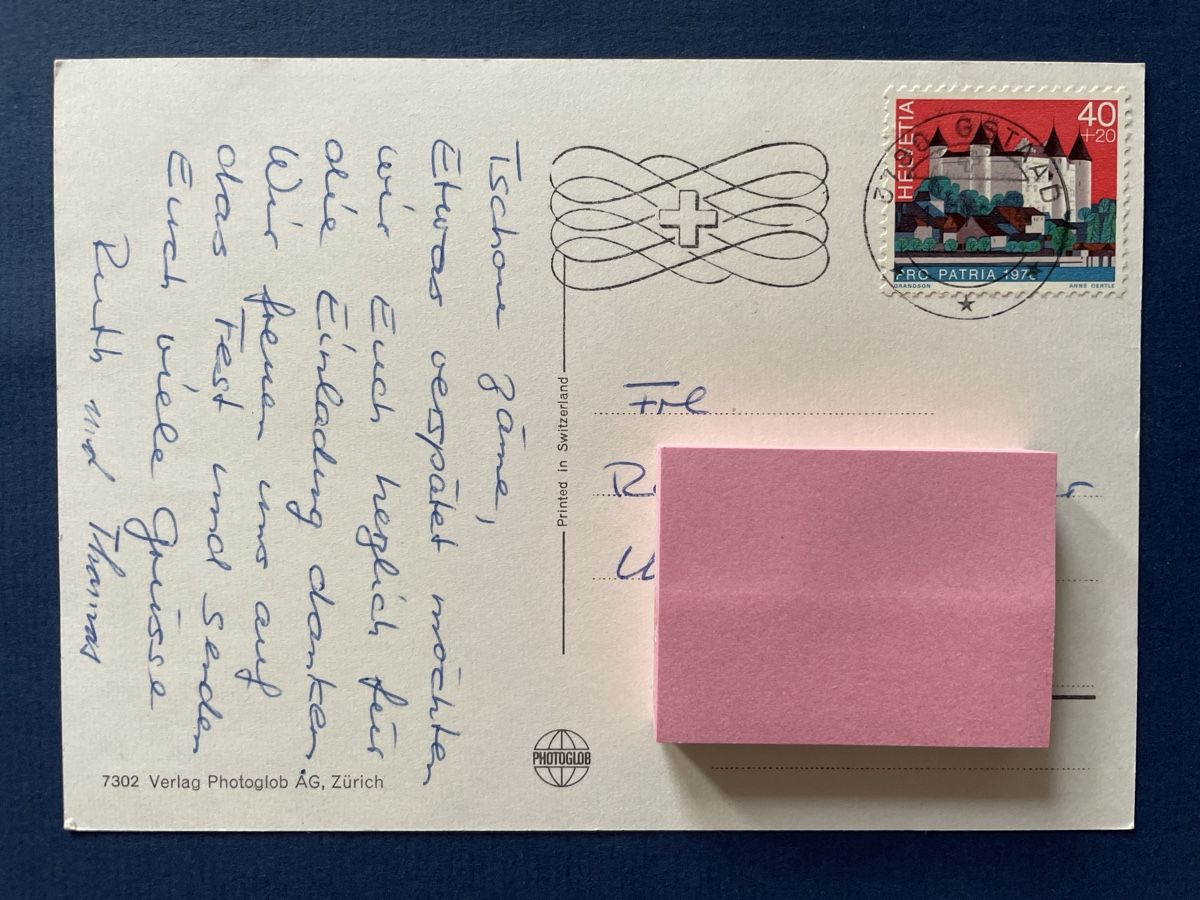 Cartoline postali: Originale Ansichtskarte Gstaad, Berneroberland, Top – Usato da Neuhausen am Rheinfall venduto da Arielle55 1