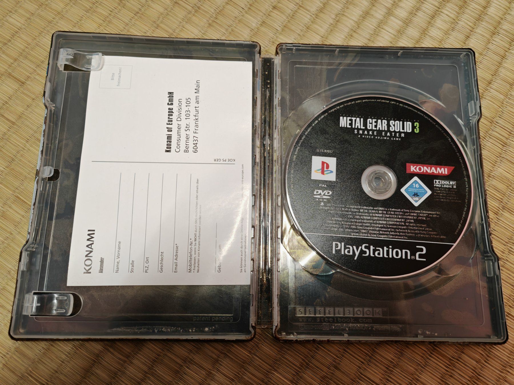 Giochi: Metal Gear Solid 3 - Snake Eater - PS2 Steelbook – Usato da Thun venduto da Kankii 2