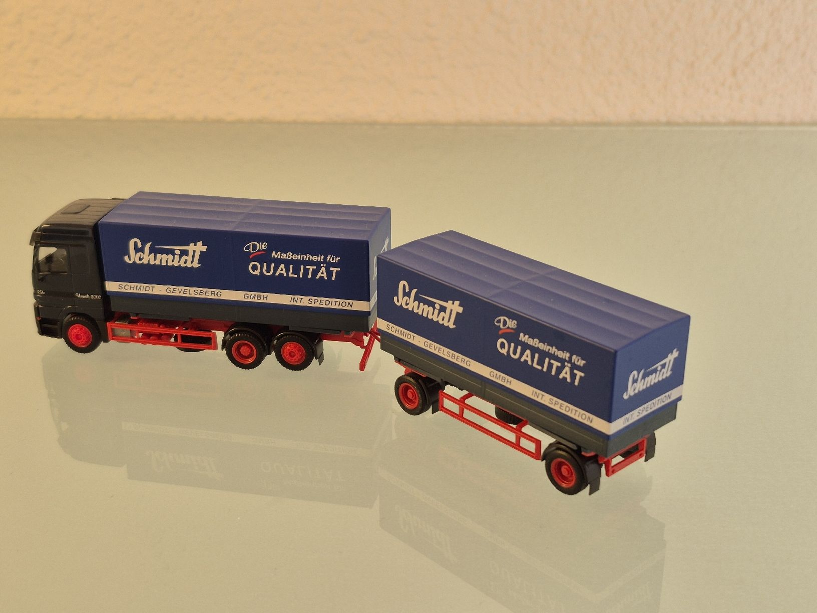 Herpa Modellini d'auto: Herpa LKW Mercedes Schmidt  – Usato da Uetendorf venduto da myhome12 2