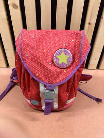 Kinderrucksack Prinzessin Lillifee rot lila mit Turnbeutel