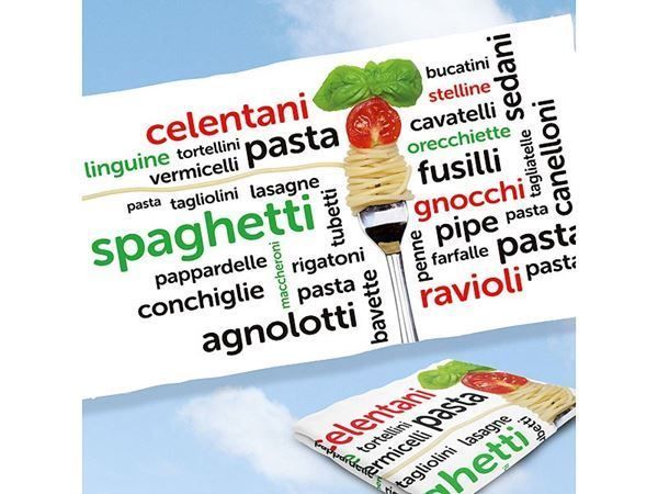 Teli da bagno: Platzwunder Microfaser-Badetuch "Pasta", ideal auf Reisen – Nuovo e nell'imballaggio originale da Giubiasco venduto da softmail