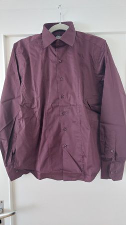 Chemise homme, bordeaux taille M,neuve