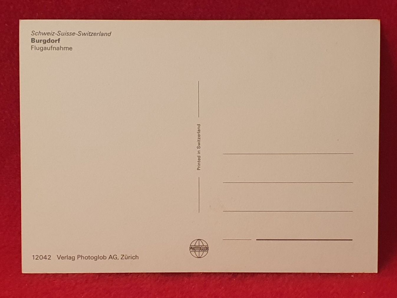 Cartes postales: Burgdorf Bern Flugaufnahme – D'occasion à Küttigen par Melisch1000 1