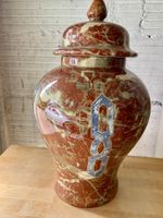 Dekorative Vintage Keramik Vase mit Deckel, Top Zustand!