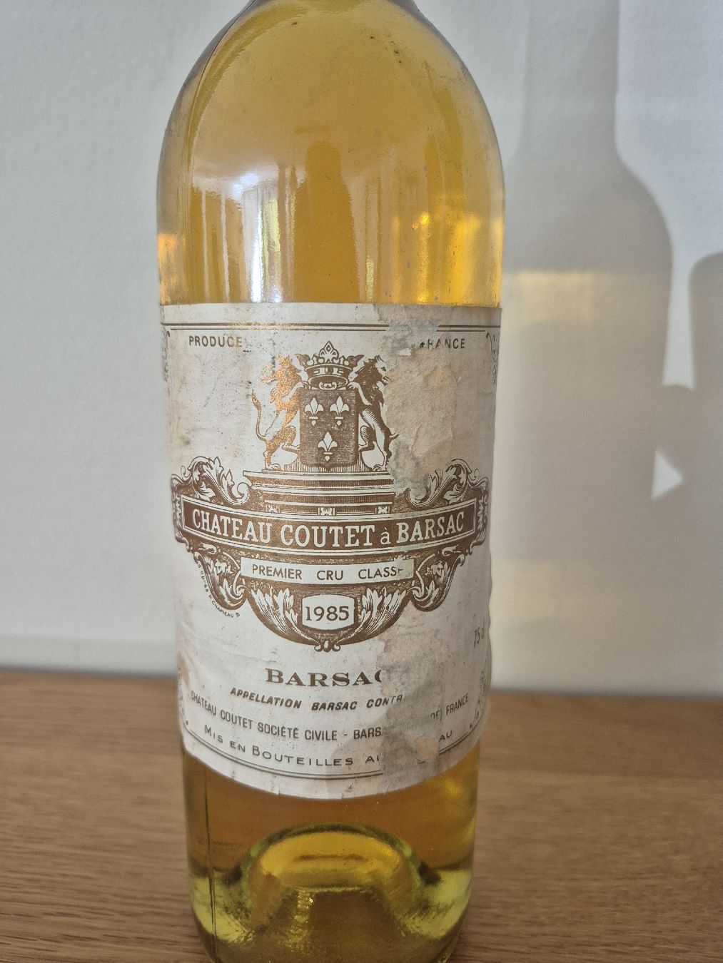 Vino: Vin Château Coutet à Barsac 1985 bouteille originale – Nuovo (secondo la descrizione) da Font venduto da des_5rnk