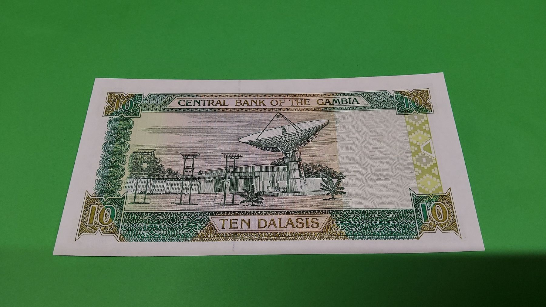 Banconote: Gambia 10 Dalasis Banknote, Top , Selten! – Nuovo e nell'imballaggio originale da Herisau venduto da Nluanalucas 1