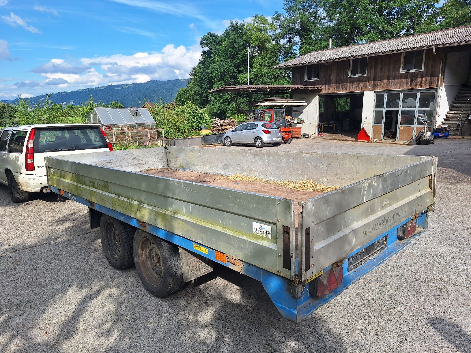 Barthau Rimorchi: Barthau Autoanhänger 2T – Usato da Meierskappel venduto da WEBER011 1