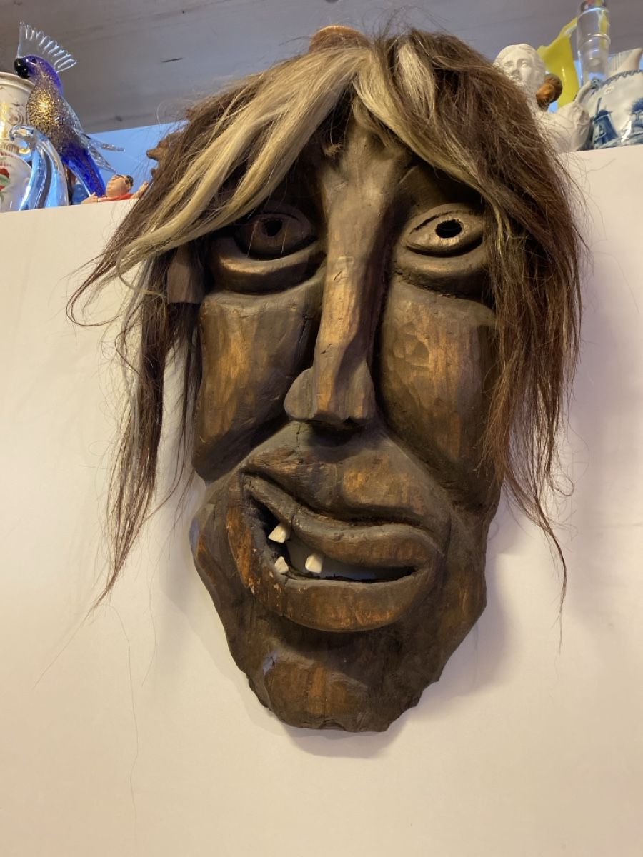 Altro in Antiquarato & Arte: Alte Grosse Holzmaske Löschentaler – Usato da sursee venduto da trilli-tralli 4