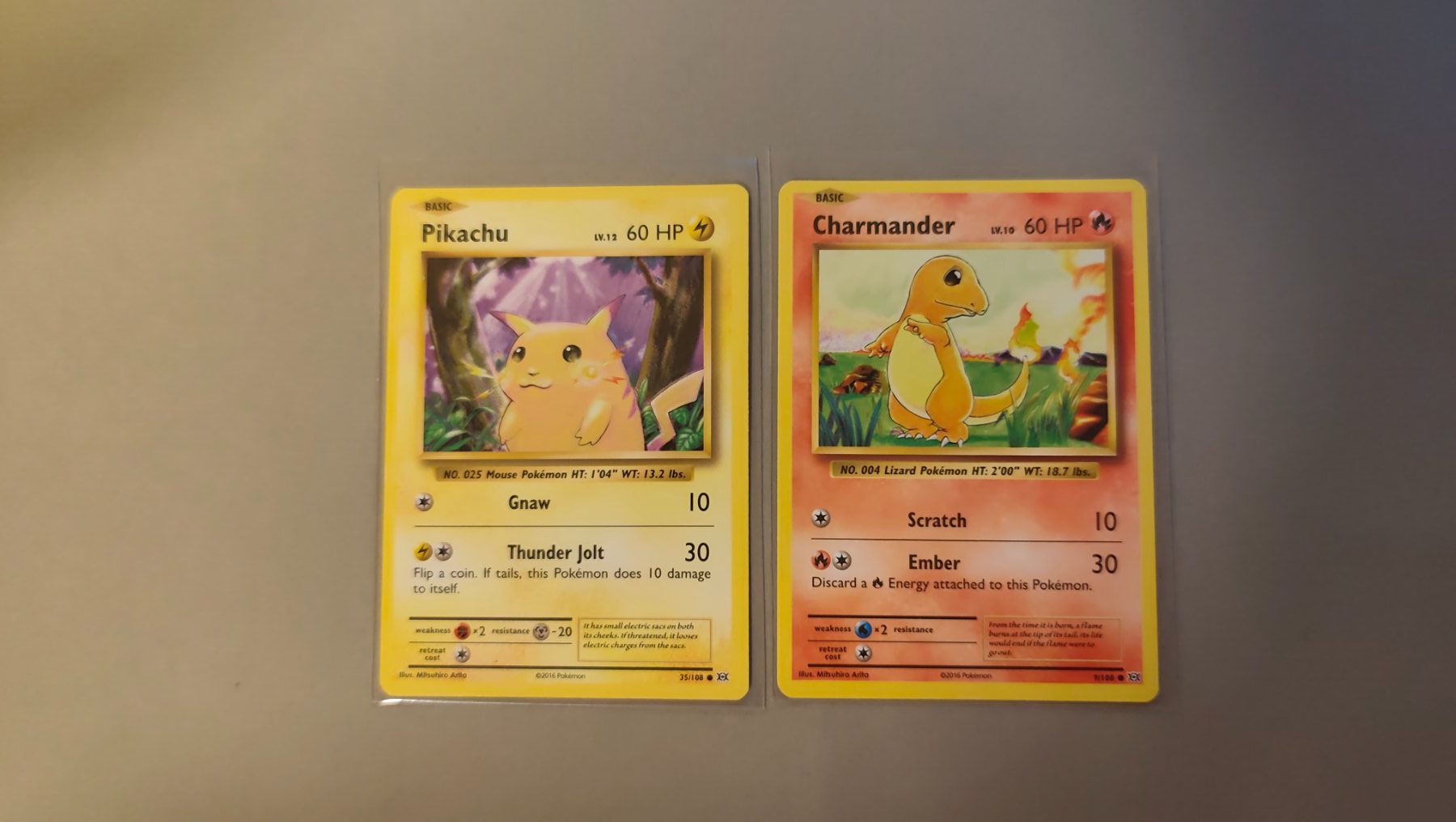 Pokémon Sammelbilder & Trading cards: Pikachu & Charmander XY Evolution – Gebraucht aus Kehrsatz von Riyouu 1
