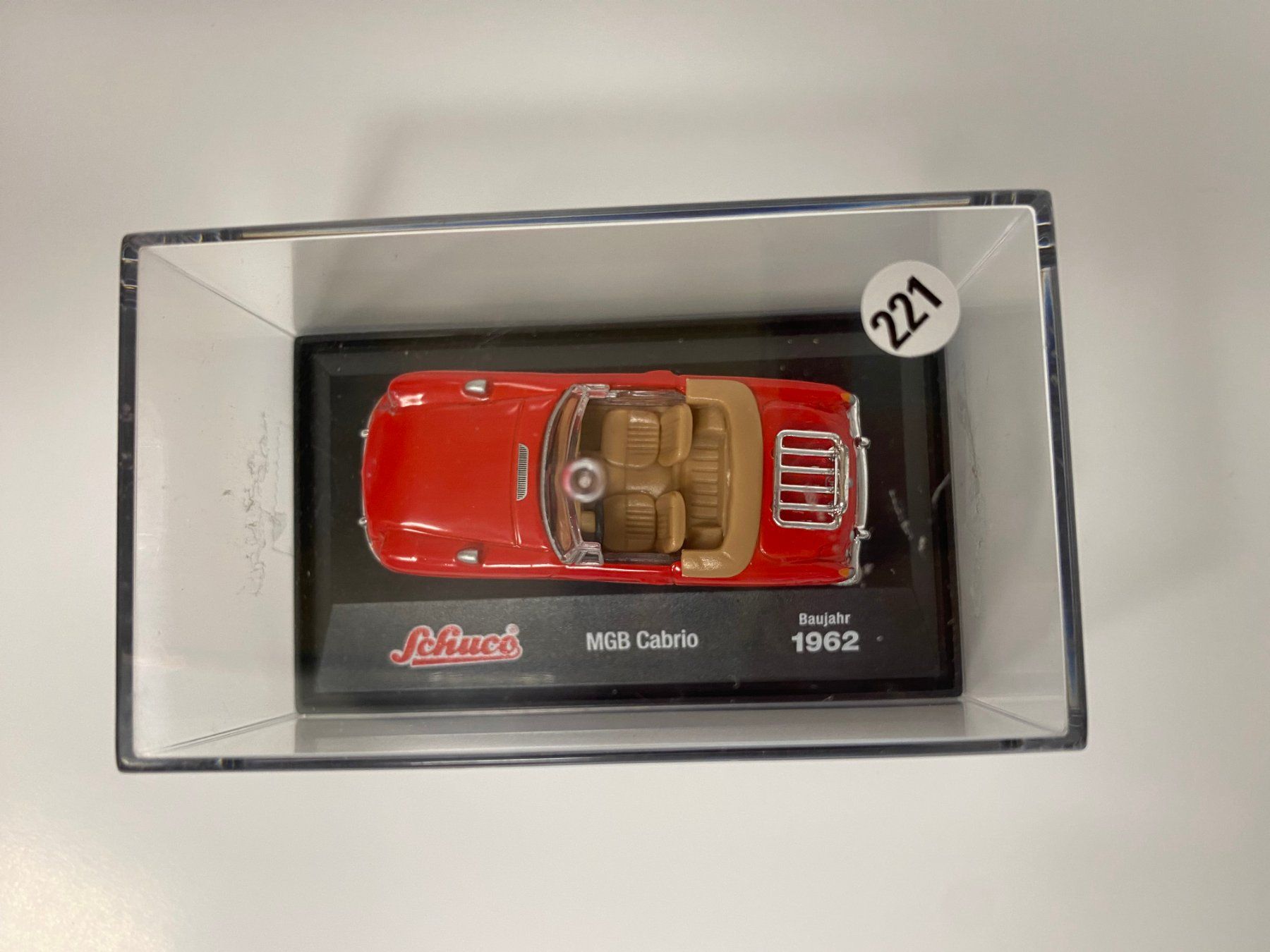 MG Modellautos: MGB Cabrio 1962 Schuco 1-72  221 – Neu und originalverpackt aus Männedorf von toroloco1953 3