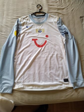 Oliver Buff gameworn Europa League Trikot langarm inkl. sign