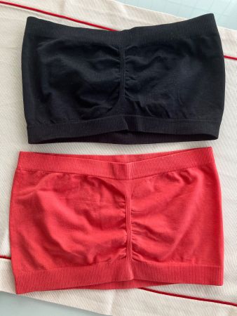Zwei C&A Tube Tops S/M