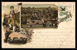 Litho Speicher, Totalansicht, Vögelinse