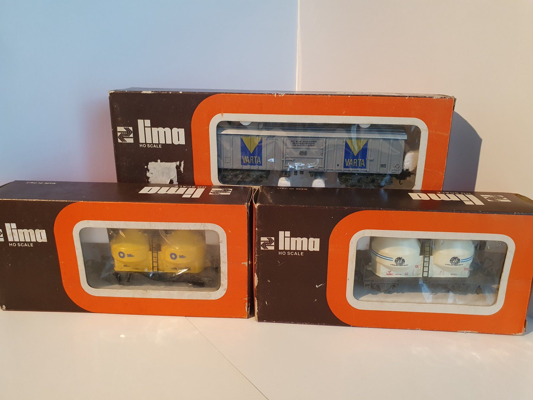Lima Modellini di ferrovie: 3 Lima Güterwagen / DC / 1:87 – Usato da Zürich venduto da BLS58MA