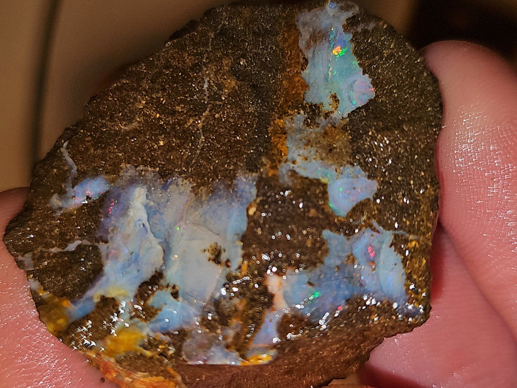 Pietre preziose: Grosser Australischer Boulderopal Rohstein – Nuovo e nell'imballaggio originale da Uerkheim venduto da Winwinner 5