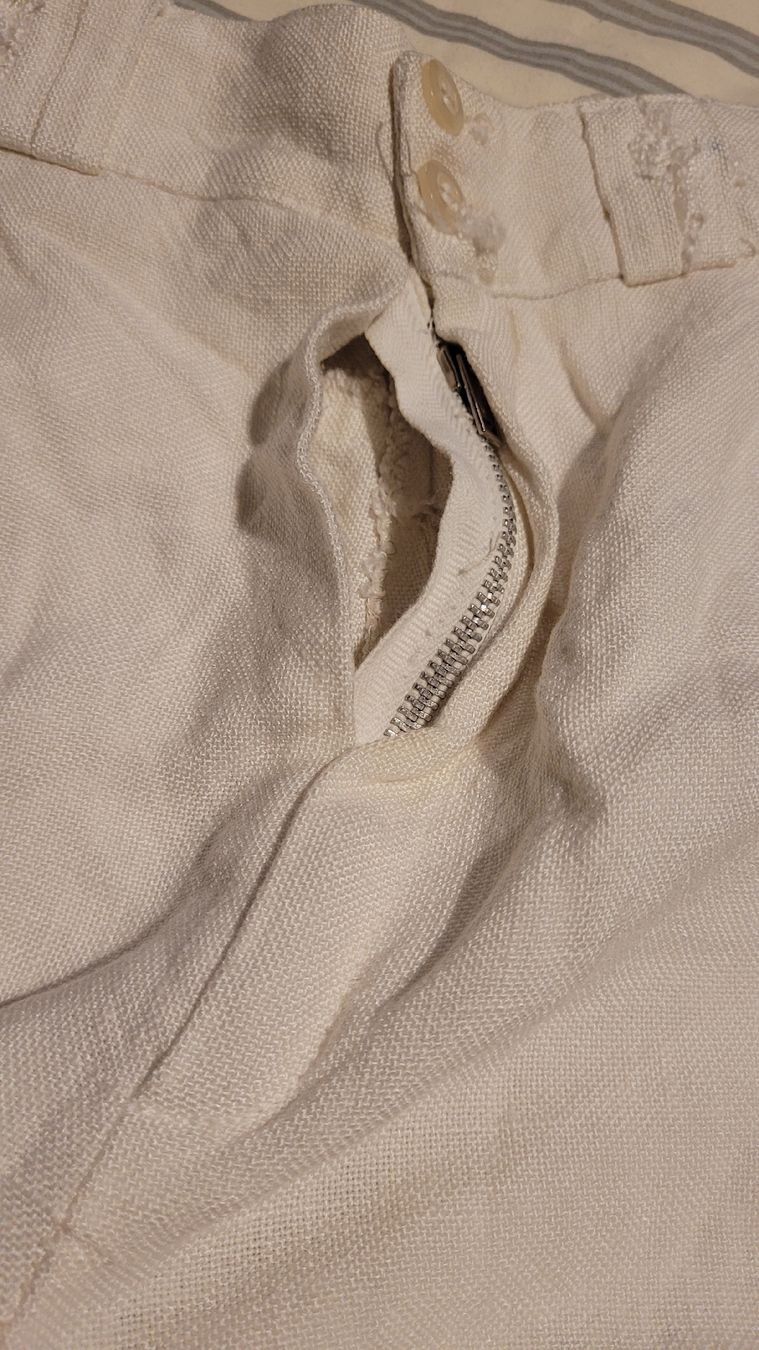 Pantaloni: VINTAGE Leinenhose, Gr. 42 – Usato da Zürich venduto da mer_6tqg 7