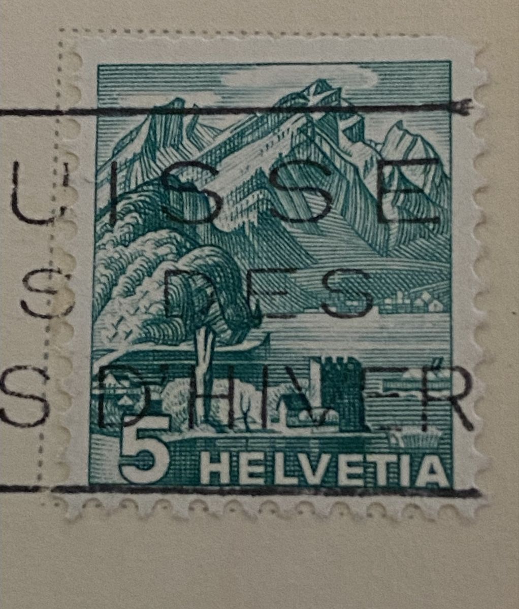 Alle Briefmarken: Cartes postales et enveloppes - Suisse – Gebraucht aus Petit-Lancy von Solcarm 4