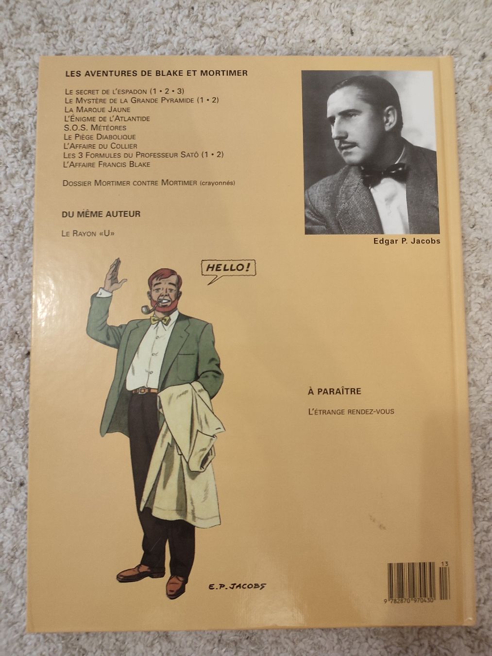 Comics: Blake et Mortimer n°13 - EO - TBE – Gebraucht aus Bougy-Villars von Vogue 2
