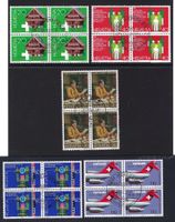 1981 kompletter Satz Werbemarken I 4er-⊞  649-653 gest. ʘ